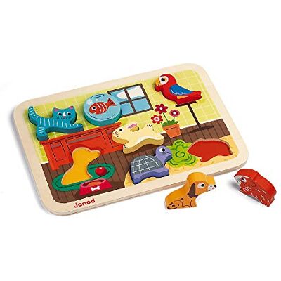 Janod Wooden Rainstick Pure Collection Early Learning Toy Fine Motor Skills and Concentration Visual and Aural Stimulation Water Based Paint from 6 Months Old, J05215 Janod Wooden Rainstick Pure Collection Early Learning Toy Fine Motor Skills and Concentration Visual and Aural Stimulation Water Based Paint from 6 Months Old, J05215