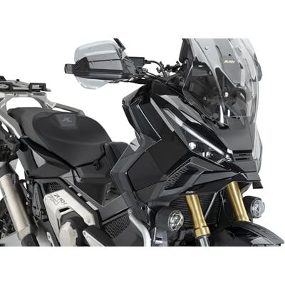 Puig 22603N nakna främre vinglets i 3 mm ABS med aerodynamisk design och effekteffekt som förbättrar stabilitet och körkontroll, svart Puig 22603N nakna främre vinglets i 3 mm ABS med aerodynamisk design och effekteffekt som förbättrar stabilitet och körkontroll, svart