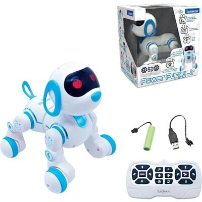 Lexibook Power Puppy Jr Min lilla hund fjärrstyrd robot att träna hundrobot med ljud, musik, ljuseffekter, leksak för pojkar och flickor PUP01LXB Lexibook Power Puppy Jr Min lilla hund fjärrstyrd robot att träna hundrobot med ljud, musik, ljuseffekter, leksak för pojkar och flickor PUP01LXB