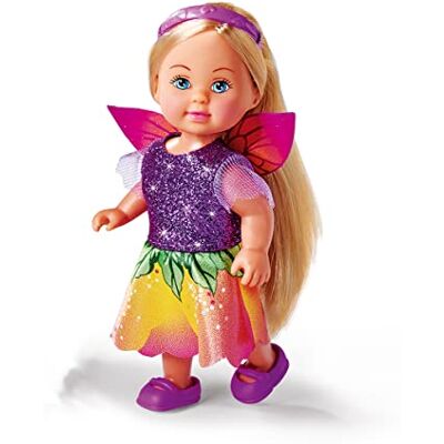 Simba 105733597 – Evi Love Flower Fairy, 2-faldigt sorterad, det levereras bara en artikel, docka som en söt blomsterfe med vingar och hårband, 12 cm lekdocka, från 3 år Simba 105733597 – Evi Love Flower Fairy, 2-faldigt sorterad, det levereras bara en artikel, docka som en söt blomsterfe med vingar och hårband, 12 cm lekdocka, från 3 år