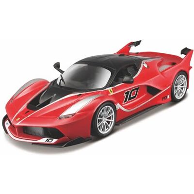 Maisto Bburago France – Bburago France-M39132-Maquette-Ferrari FXXK i monteringssats, M39132, röd Maisto Bburago France – Bburago France-M39132-Maquette-Ferrari FXXK i monteringssats, M39132, röd