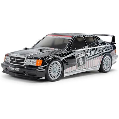 TAMIYA 58752 1:10 RC M-B 190E Evo II '91 kunglig svamp. Fjärrstyrd bil, fordon, modelltillverkning, montering, hobby, RC byggsats, omålad TAMIYA 58752 1:10 RC M-B 190E Evo II '91 kunglig svamp. Fjärrstyrd bil, fordon, modelltillverkning, montering, hobby, RC byggsats, omålad