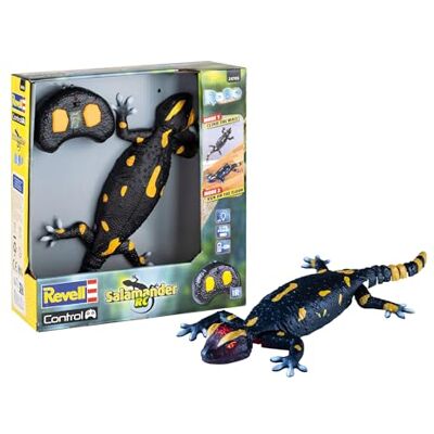 Revell Control Robo Friends RC Salamander, med väggklättring och golvlöpningslägen, med infraröd kontroll och kraftfullt litiumjonbatteri Revell Control Robo Friends RC Salamander, med väggklättring och golvlöpningslägen, med infraröd kontroll och kraftfullt litiumjonbatteri