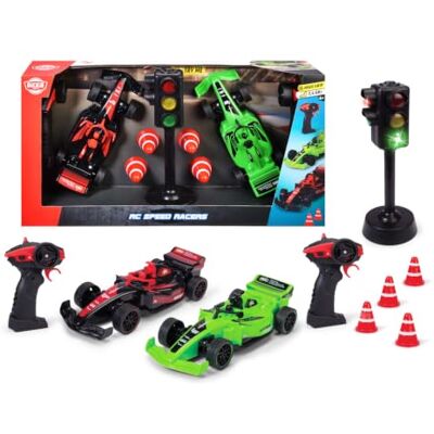 Dickie Toys Radiostyrda Speed Racers–2-Pack Från 4 År, Med Ljus Och Ljud Dickie Toys Radiostyrda Speed Racers–2-Pack Från 4 År, Med Ljus Och Ljud