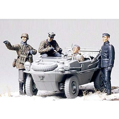 TAMIYA 35253 1:35 fig-set flytande vagn (4), modellbyggsats, plastbyggsats, byggsats för montering, detaljerad replikering, medel TAMIYA 35253 1:35 fig-set flytande vagn (4), modellbyggsats, plastbyggsats, byggsats för montering, detaljerad replikering, medel
