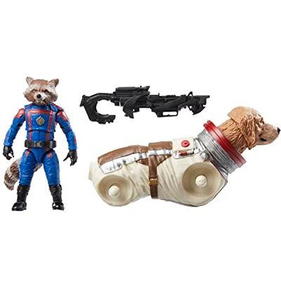 Marvel Hasbro Legends Series, 's Rocket, Actionfigurer inspirerade av Guardians of the Galaxy Vol. 3 tum Marvel Hasbro Legends Series, 's Rocket, Actionfigurer inspirerade av Guardians of the Galaxy Vol. 3 tum