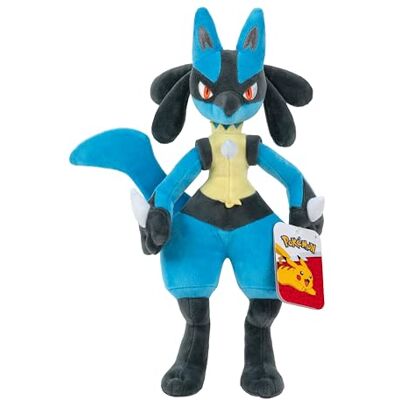 Pokémon Plush PKW4029 30cm Lucario Official Pokemon Stuffed Toy for children 3+ Pokémon Plush PKW4029 30cm Lucario Official Pokemon Stuffed Toy for children 3+