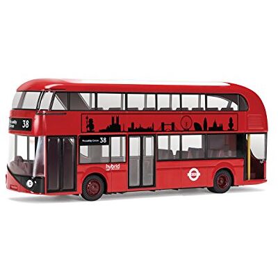 Corgi GS89202 Best of British New Routemaster för Londonmodell, röd, 13,4 x 17,2 x 6,2 cm; 244,5 gram Corgi GS89202 Best of British New Routemaster för Londonmodell, röd, 13,4 x 17,2 x 6,2 cm; 244,5 gram