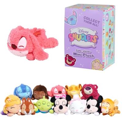Simba Disney Snuglets Blindbox – plyschsamlarfigur i överraskningslåda, 1 av 12 karaktärer, slumpmässigt urval, gosig minimjuk leksak för barn och fans Simba Disney Snuglets Blindbox – plyschsamlarfigur i överraskningslåda, 1 av 12 karaktärer, slumpmässigt urval, gosig minimjuk leksak för barn och fans
