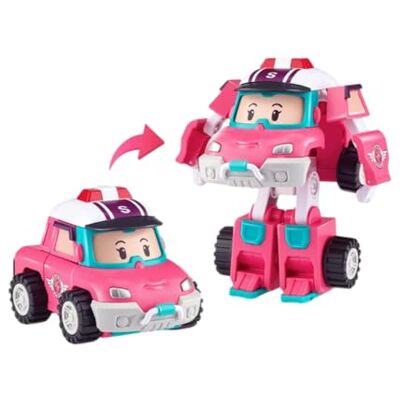 SilverLit Robocar polerad Sandy förvandlingsbar 2-i-1 fordonsfigur ledad robot 10 cm från 3 år SilverLit Robocar polerad Sandy förvandlingsbar 2-i-1 fordonsfigur ledad robot 10 cm från 3 år
