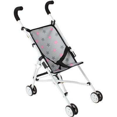 Bayer Chic 2000 – dockvagn Roma, dockvagn, minibuggy, stjärna grå Bayer Chic 2000 – dockvagn Roma, dockvagn, minibuggy, stjärna grå