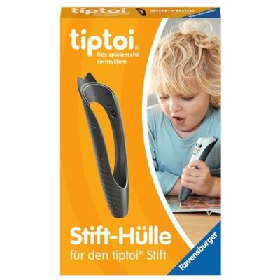 Ravensburger tiptoi 00150 byta pennfodral i svart/utbytesfodral för tiptoi penna/Lämplig för barn från 3 år och äldre Ravensburger tiptoi 00150 byta pennfodral i svart/utbytesfodral för tiptoi penna/Lämplig för barn från 3 år och äldre