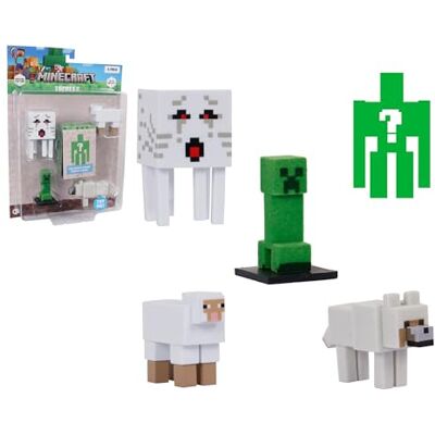 Bizak Minecraft Toppez specialutgåva Pack med 5 figurer Stdo 2 5 cm dockor med 1 överraskningsfigur, officiell produkt, 16 modeller för samlare, för fans och barn från 8 år (64110033-2) Bizak Minecraft Toppez specialutgåva Pack med 5 figurer Stdo 2 5 cm dockor med 1 överraskningsfigur, officiell produkt, 16 modeller för samlare, för fans och barn från 8 år (64110033-2)