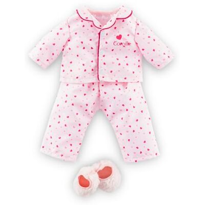 Corolle Pyjamas 2 delar och tofflor, kläder till docka ma 36 cm, från 3 år, 9000213210 Corolle Pyjamas 2 delar och tofflor, kläder till docka ma 36 cm, från 3 år, 9000213210