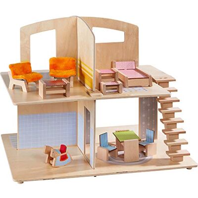 HABA 305638 Little Friends – City Villa Dollhouse- quick and easy slide together assembly, no tools required-for ages 3 and Up HABA 305638 Little Friends – City Villa Dollhouse- quick and easy slide together assembly, no tools required-for ages 3 and Up