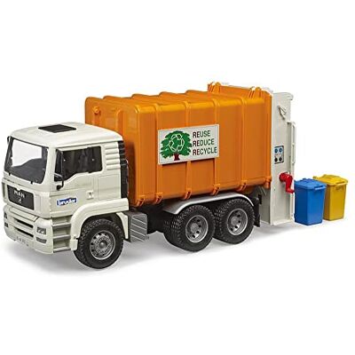 bruder , Camión de basura MAN TGA con cargador trasero, Vehículos, Camión de basura de juguete, Recogida de basura, Camión de basura, Juguetes a partir de 3 años bruder , Camión de basura MAN TGA con cargador trasero, Vehículos, Camión de basura de juguete, Recogida de basura, Camión de basura, Juguetes a partir de 3 años