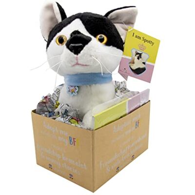 Joytoy Joy Toy 20647 Prinsessan maja av Hohenzollern Spotty Adopt me plysch 18 cm med armband för den nya BFF och illustrerade lärobok i presentförpackning 12 x 15 x 25 cm, flerfärgad, en storlek Joytoy Joy Toy 20647 Prinsessan maja av Hohenzollern Spotty Adopt me plysch 18 cm med armband för den nya BFF och illustrerade lärobok i presentförpackning 12 x 15 x 25 cm, flerfärgad, en storlek