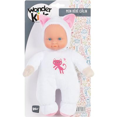 WONDERKIDS Poupons My Baby Cuddle Doll, djurdräkt, slumpmässig modell, 12 månader och mer WONDERKIDS Poupons My Baby Cuddle Doll, djurdräkt, slumpmässig modell, 12 månader och mer