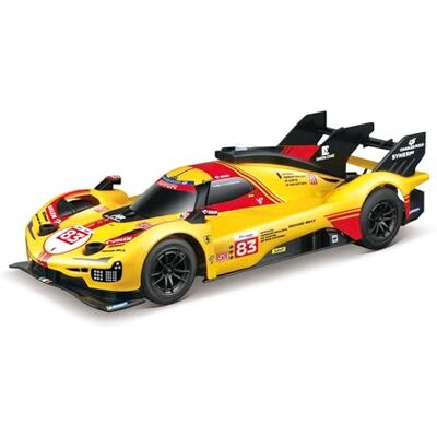Maisto Tech R/C Ferrari 499P Le Mans 2024 tum, gul – fjärrstyrd bil från 8 år 1:24 RC bil 2,4 GHz – 8 km/h – fjärrstyrd bil, inkl. USB-laddningskabel (582535) Maisto Tech R/C Ferrari 499P Le Mans 2024 tum, gul – fjärrstyrd bil från 8 år 1:24 RC bil 2,4 GHz – 8 km/h – fjärrstyrd bil, inkl. USB-laddningskabel (582535)