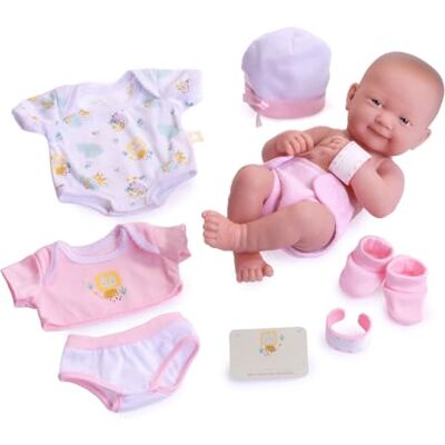 JC Toys (18543_A babydocka, med 8 tillbehör, 36 cm JC Toys (18543_A babydocka, med 8 tillbehör, 36 cm