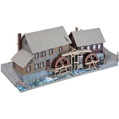 Faller Häxhålskvarn modellbyggsats med 255 enskilda delar 310 x 130 x 115 mm I modelljärnväg tillbehör H0 I modelljärnväg H0 Schwarzwaldkvarn Faller Häxhålskvarn modellbyggsats med 255 enskilda delar 310 x 130 x 115 mm I modelljärnväg tillbehör H0 I modelljärnväg H0 Schwarzwaldkvarn
