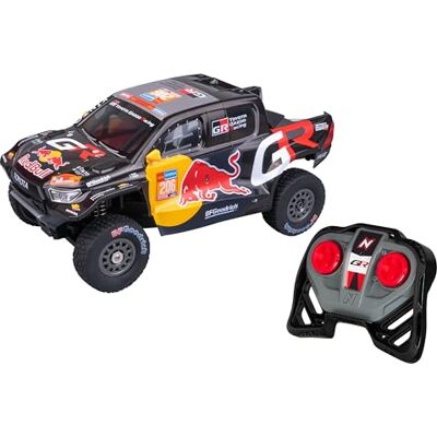Nikko RC ProTrucks Toyota GAZOO Racing DAKAR 2024 MORAES stänk- och dammsäker chassi fjärrkontroll bil, 33 cm, 2,4 GHz fjärrkontroll, 40 m räckvidd, 6 år, svart, 10563, USB-laddningsbar Nikko RC ProTrucks Toyota GAZOO Racing DAKAR 2024 MORAES stänk- och dammsäker chassi fjärrkontroll bil, 33 cm, 2,4 GHz fjärrkontroll, 40 m räckvidd, 6 år, svart, 10563, USB-laddningsbar
