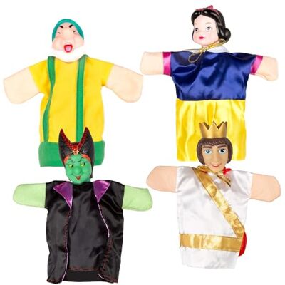 COLORBABY Cucu Show Set Snövit dockor, 4 dockor 25 cm karaktärer, mjuka och säkra material, barnleksaker, för gruppspel, familjetid (39168) COLORBABY Cucu Show Set Snövit dockor, 4 dockor 25 cm karaktärer, mjuka och säkra material, barnleksaker, för gruppspel, familjetid (39168)