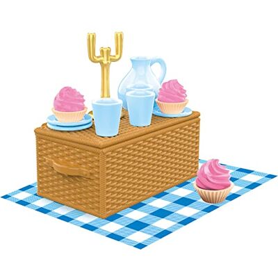 CRAZE Bibi och Tina Picnic Set – ridgård tillbehörslåda för hästfigurer, picknick barn lekset, hästar flickor present från 3 år 30615 CRAZE Bibi och Tina Picnic Set – ridgård tillbehörslåda för hästfigurer, picknick barn lekset, hästar flickor present från 3 år 30615