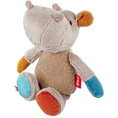 Sigikid 43229 lapptäcke mjuk leksak, flerfärgad flodhäst Sigikid 43229 lapptäcke mjuk leksak, flerfärgad flodhäst