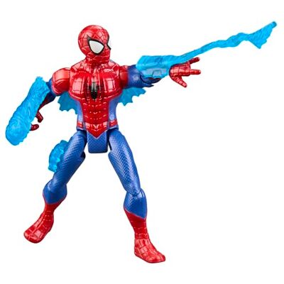 Spider-Man Marvel ActionVerse -actionfigur och tillbehör, superhjälteleksaker och figurer på 11,4 cm för barn, från 4 år Spider-Man Marvel ActionVerse -actionfigur och tillbehör, superhjälteleksaker och figurer på 11,4 cm för barn, från 4 år
