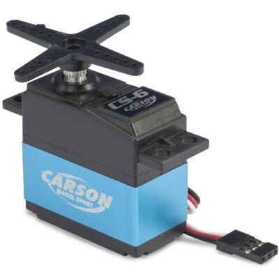 Carson 500502036 500502036-Servo CS-6-6 kg/JR-kontakt, tillbehör för fjärrstyrda bilar, modelltillverkning, hobby Carson 500502036 500502036-Servo CS-6-6 kg/JR-kontakt, tillbehör för fjärrstyrda bilar, modelltillverkning, hobby