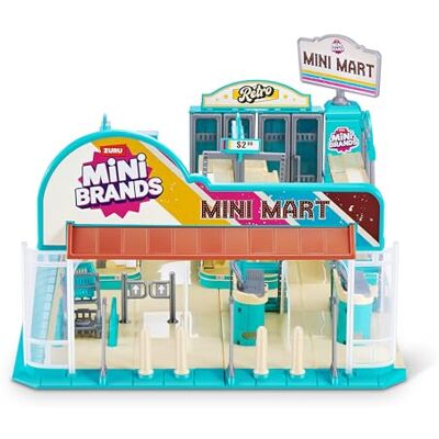 Mini Brands Retro Mini Mart lekset med 5 Amazon Exclusive Minis från ZURU – äkta miniatyrsamlarbutik för barn, rollspel och display Mini Brands Retro Mini Mart lekset med 5 Amazon Exclusive Minis från ZURU – äkta miniatyrsamlarbutik för barn, rollspel och display