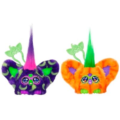 Furby Furblets 2-pack med höstutgåva mini vänner trick-Ee & Boo-Kin, elektroniska plyschleksaker, flerfärgad, skolstart, åldrar 6+ (exklusive Amazon) Furby Furblets 2-pack med höstutgåva mini vänner trick-Ee & Boo-Kin, elektroniska plyschleksaker, flerfärgad, skolstart, åldrar 6+ (exklusive Amazon)