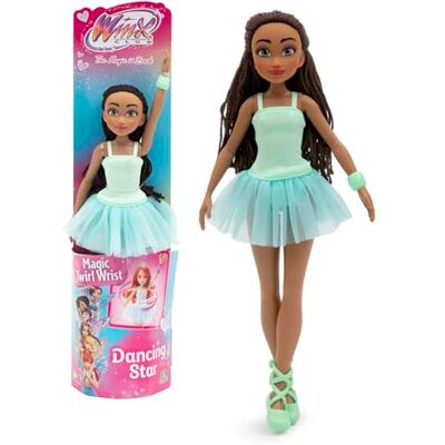 Winx Club Aisha Ballerina, 27 cm ledd docka med snodd handled för att vända sig, leksak för flickor och barn från 3 år Winx Club Aisha Ballerina, 27 cm ledd docka med snodd handled för att vända sig, leksak för flickor och barn från 3 år