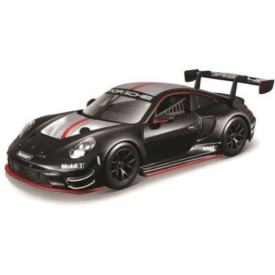 Bburago Porsche 911 GT3 R – modellbil 1:24 Die-Cast originaltrogen samlarbil, leksaksbil med rörliga dörrar, från 3+ (18-28047) Bburago Porsche 911 GT3 R – modellbil 1:24 Die-Cast originaltrogen samlarbil, leksaksbil med rörliga dörrar, från 3+ (18-28047)