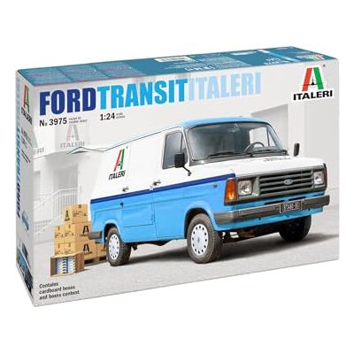 Italeri 3975 Ford Transit , skala 1:24, Plastmodellkit/plastmodell för montering Italeri 3975 Ford Transit , skala 1:24, Plastmodellkit/plastmodell för montering