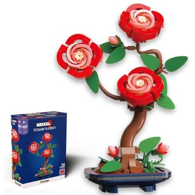 #sbabam Brixel blomma fusion bonsai kinesisk ros dekorativ byggsats, 262 st, höjd 22 cm, ålder 6+ #sbabam Brixel blomma fusion bonsai kinesisk ros dekorativ byggsats, 262 st, höjd 22 cm, ålder 6+