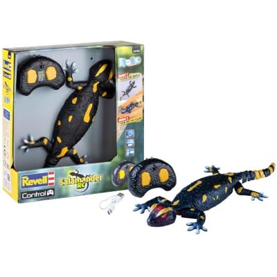 Revell Control Robo Friends RC Salamander, med väggklättring och golvlöpningslägen, med infraröd kontroll och kraftfullt litiumjonbatteri Revell Control Robo Friends RC Salamander, med väggklättring och golvlöpningslägen, med infraröd kontroll och kraftfullt litiumjonbatteri