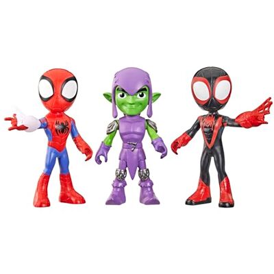 SPIDEY AND HIS AMAZING FRIENDS Marvels Spidey och hans fantastiska vänner Power Thwip-paket, extra stor actionfigur på 22,8 cm, superhjälteleksaker för barn, från 3 år SPIDEY AND HIS AMAZING FRIENDS Marvels Spidey och hans fantastiska vänner Power Thwip-paket, extra stor actionfigur på 22,8 cm, superhjälteleksaker för barn, från 3 år