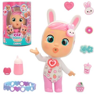 IMC TOYS CRY BABIES CRY BABIES MAGIC TEARS CHARMZ CONEY Mini samlingsbara dockor 8 babydockor med berlocker för barn från 3 år IMC TOYS CRY BABIES CRY BABIES MAGIC TEARS CHARMZ CONEY Mini samlingsbara dockor 8 babydockor med berlocker för barn från 3 år