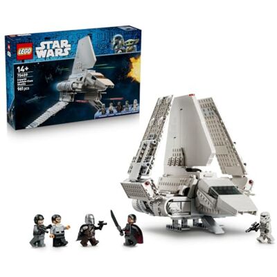 Lego Star Wars: The Mandalorian Imperial Lambda-Class Shuttle Byggset – 5 minifigurer inlusive Moff Gideon med Darksaber – Present för pojkar, flickor och samlare från 14 år – 75459 Lego Star Wars: The Mandalorian Imperial Lambda-Class Shuttle Byggset – 5 minifigurer inlusive Moff Gideon med Darksaber – Present för pojkar, flickor och samlare från 14 år – 75459