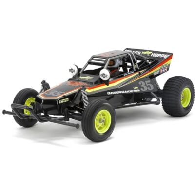TAMIYA 47522 1:10 RC The Grasshopper I Black Edition – fjärrstyrd bil/fordon, modelltillverkning, byggsats, hobby, montering TAMIYA 47522 1:10 RC The Grasshopper I Black Edition – fjärrstyrd bil/fordon, modelltillverkning, byggsats, hobby, montering
