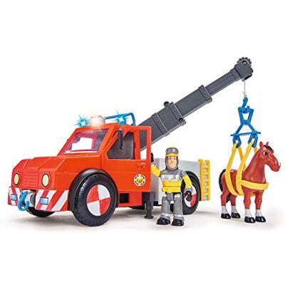 Brandbil Phoenix med figur och häst - 23cm Brandbil Phoenix med figur och häst - 23cm