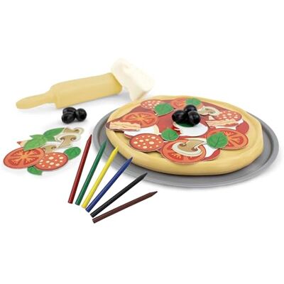 Chicos My First Stem Mamma Pizza Innehåller leksakspizza med 45 bitar att spela, skapa och anpassa (83023) Chicos My First Stem Mamma Pizza Innehåller leksakspizza med 45 bitar att spela, skapa och anpassa (83023)