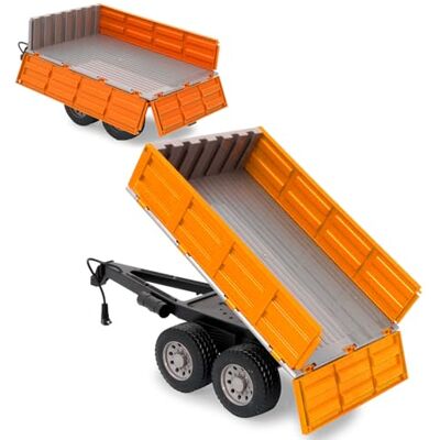 JAMARA 423280 Kipper orange för RC-traktor 1:16 – jordbrukstillbehör, odling, RC-plug, presentidé för barn, lastområde manuell hög/neråt, robust plast JAMARA 423280 Kipper orange för RC-traktor 1:16 – jordbrukstillbehör, odling, RC-plug, presentidé för barn, lastområde manuell hög/neråt, robust plast