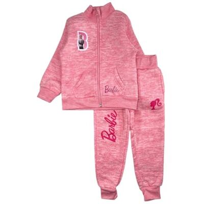 Disney Barbie Pink Girl Jogging Bekvämt sportset för barn perfekt för aktiviteter och fritidskläder, rosa, 24 M�nader Disney Barbie Pink Girl Jogging Bekvämt sportset för barn perfekt för aktiviteter och fritidskläder, rosa, 24 M�nader