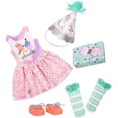 Glitter Girls GG50098Z slagträ – What a Surprise – 14 tum deluxe födelsedagsfest docka outfit – leksaker, kläder och tillbehör för flickor från 3 år och uppåt Glitter Girls GG50098Z slagträ – What a Surprise – 14 tum deluxe födelsedagsfest docka outfit – leksaker, kläder och tillbehör för flickor från 3 år och uppåt