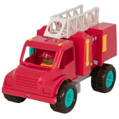 Battat Stor brandbil, lastbil, sandlåda med figurer 31 cm – sandleksak, barnleksak, fordon för flickor och pojkar från 18 månader (3 delar) Battat Stor brandbil, lastbil, sandlåda med figurer 31 cm – sandleksak, barnleksak, fordon för flickor och pojkar från 18 månader (3 delar)