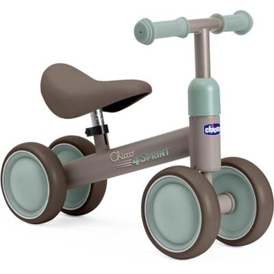 Chicco Ride-ON Fyrhjuling utan pedaler, springcykel utan pedaler för barn, mjuk cykeltur, gummihjul, mjuk halkfri sits, halkfria handtag, 1–3 år, max 20 kg, beige Chicco Ride-ON Fyrhjuling utan pedaler, springcykel utan pedaler för barn, mjuk cykeltur, gummihjul, mjuk halkfri sits, halkfria handtag, 1–3 år, max 20 kg, beige