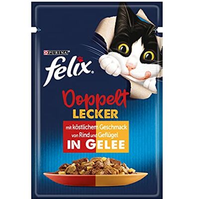 felix Délicieux duos - Kattmat med nötkött och fågel felix Délicieux duos - Kattmat med nötkött och fågel
